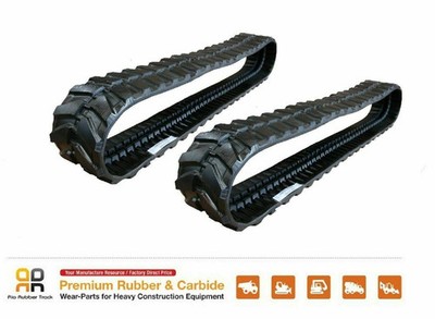 2 pc Rubber Track 300x52.5x76 Hinowa HP2500 PT 25 mini excavator