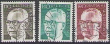 Lot 2188 - Germany – 1970 President Heinemann used part set