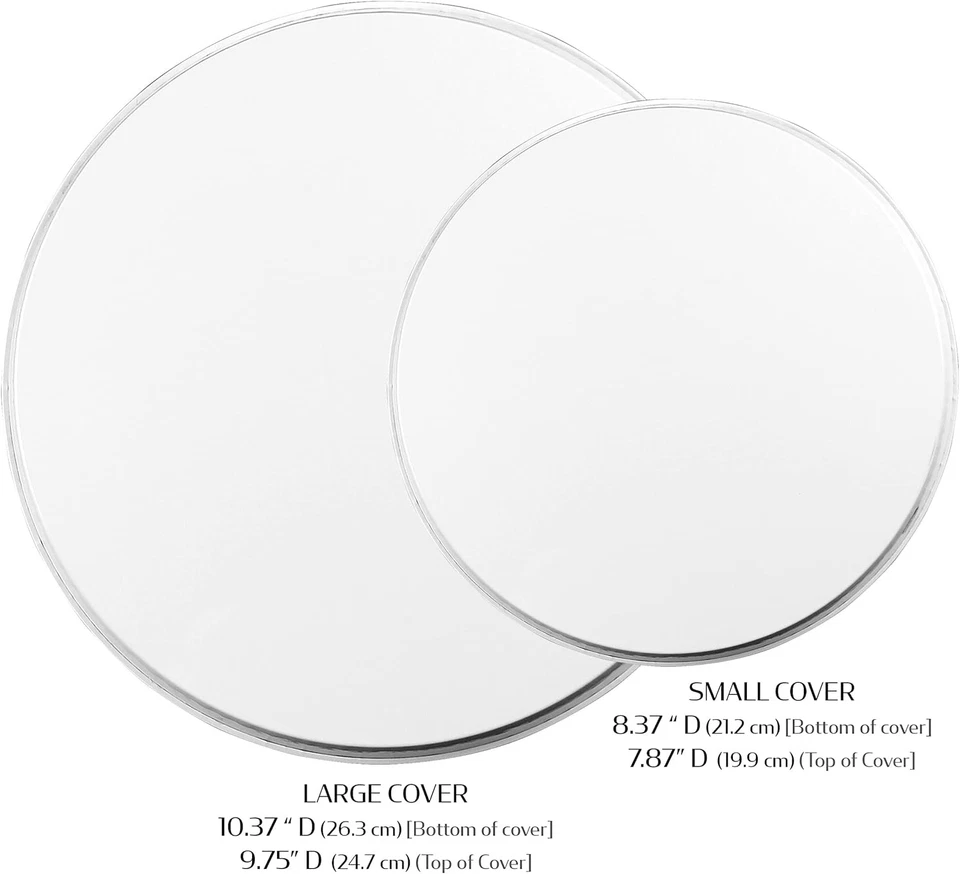 Reston Lloyd, Fundas Quemador Para Estufa Eléctrica, Decorativas Blancas Foto 4 de 4