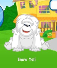Webkinz Classic Snow Yeti Virtual PET Adoption Code Only Messaged