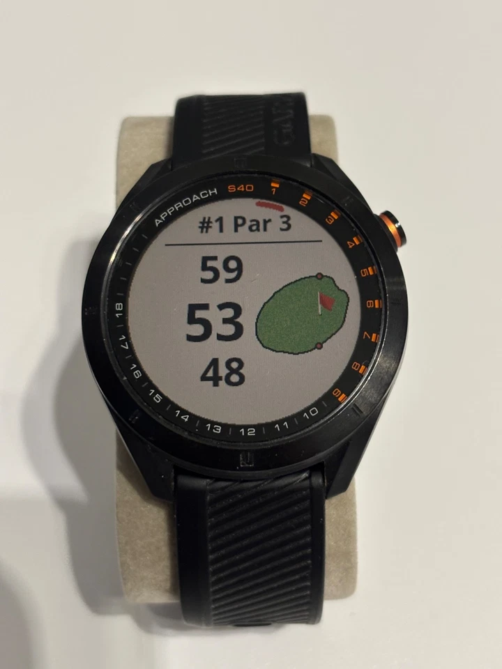 Golf Uhr von Garmin Approach S40 in Schwarz sehr guter Zustand kaum getragen - Bild 4 von 4