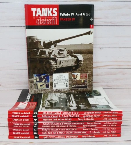 Tanks in Detail Volume 1, 2, 3, 4, 5, 6, 7, 8, 9, Panther Stuart Sherman Tiger