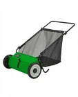 Explorehorizon 21-Inch Push Lawn Sweeper 3.5 Cu. Ft. Hopper Capacity Collector