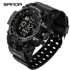 Men Outdoor Sports Watch Waterproof LED Analog Digital Show Multifunctional