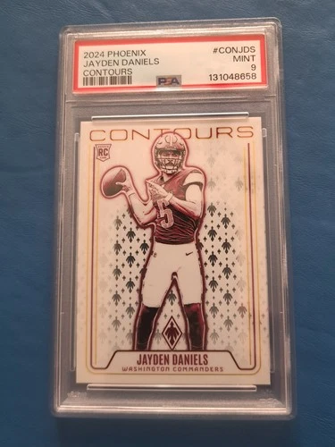 2024 Panini Phoenix - Contours Jayden Daniels #CON-JDS (RC) PSA 9 MINT