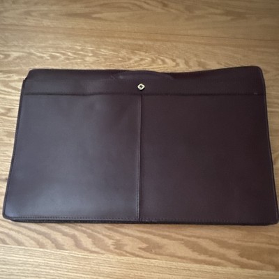 Vintage Samsonite Dignity Burgundy Leather Briefcase 