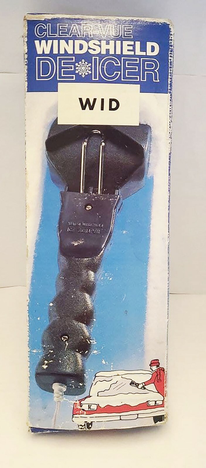 ClearVue Windshield De Icer, 12 Volt Heated windshield ice Scraper New