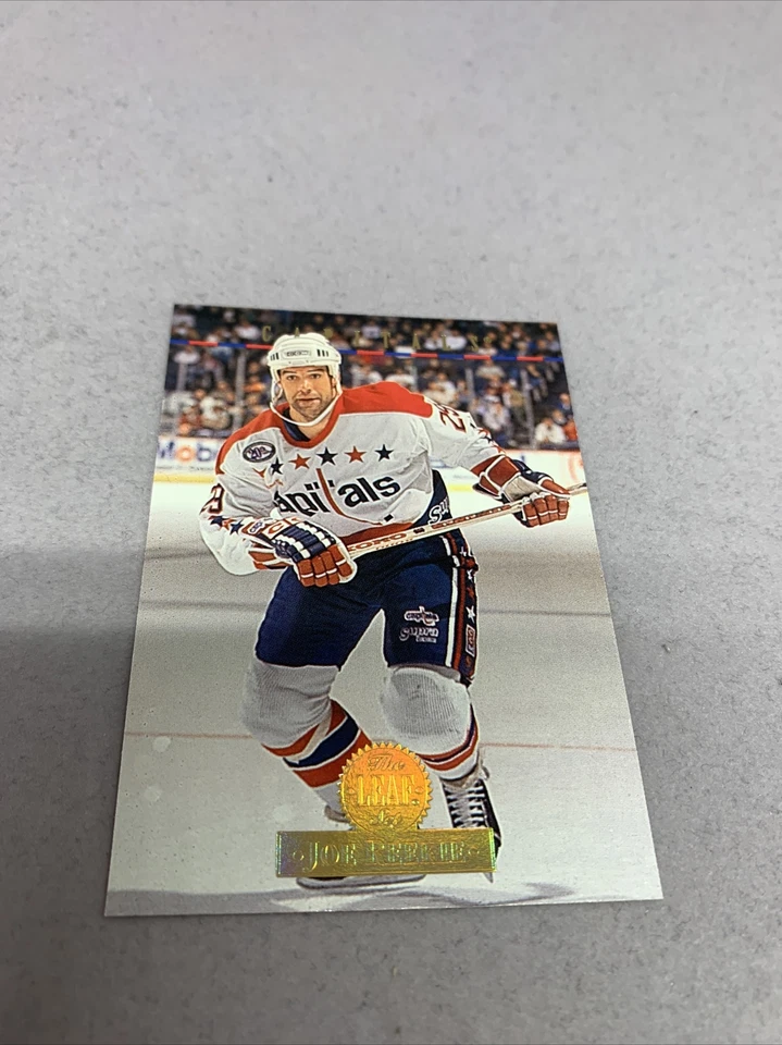 1994 Donruss The Leaf Set Hockey Card #437 Joe Reekie Washington Capitals - Image 3 of 4