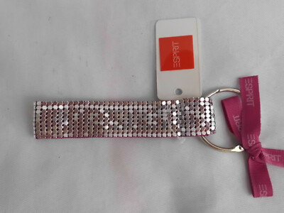 Esprit Schlüsselanhänger Silber Rosa  Neu siehe auch  Fotos 