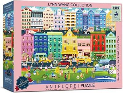 Antelope Jigsaw Puzzle;  Amsterdam Weekend by Lynn Wang;  1000 pieces