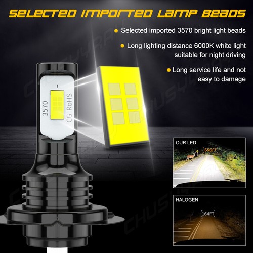For Ford Fiesta 2011-2019- 4X Front LED Headlight High/Low Beam 6000K Bulb Kit - Bild 18 von 20