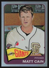2014 Topps Heritage #THC-50 Matt Cain Chrome Refractors #/565 SN