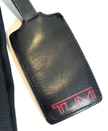 TUMI Alpha Slim Black Portfolio Laptop Padded Case Briefcase Ballistic Nylon - Picture 3 of 9