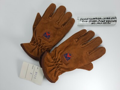 Handschuhe Junge/Mädchen - Wildleder - verbrannt - Cod.3025 - neuer Handschuh 3/M