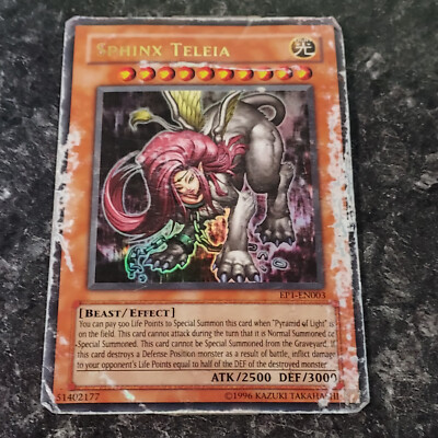 sphinx teleia yugioh card Sphinx Teleia EP1-EN003 - Ultra Rare Foil Holo Yugioh Yu Gi Oh!