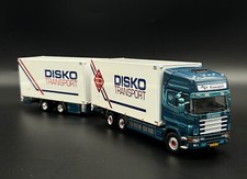 Scania 144L topline 6x2 reefer truck combi "Jan Zwarteveld" WSI models 1:50