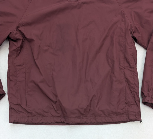Joes USA Men's Jacket Size XL V-Neck Maroon Pullover Windbreaker Lightweight - Picture 6 of 18
