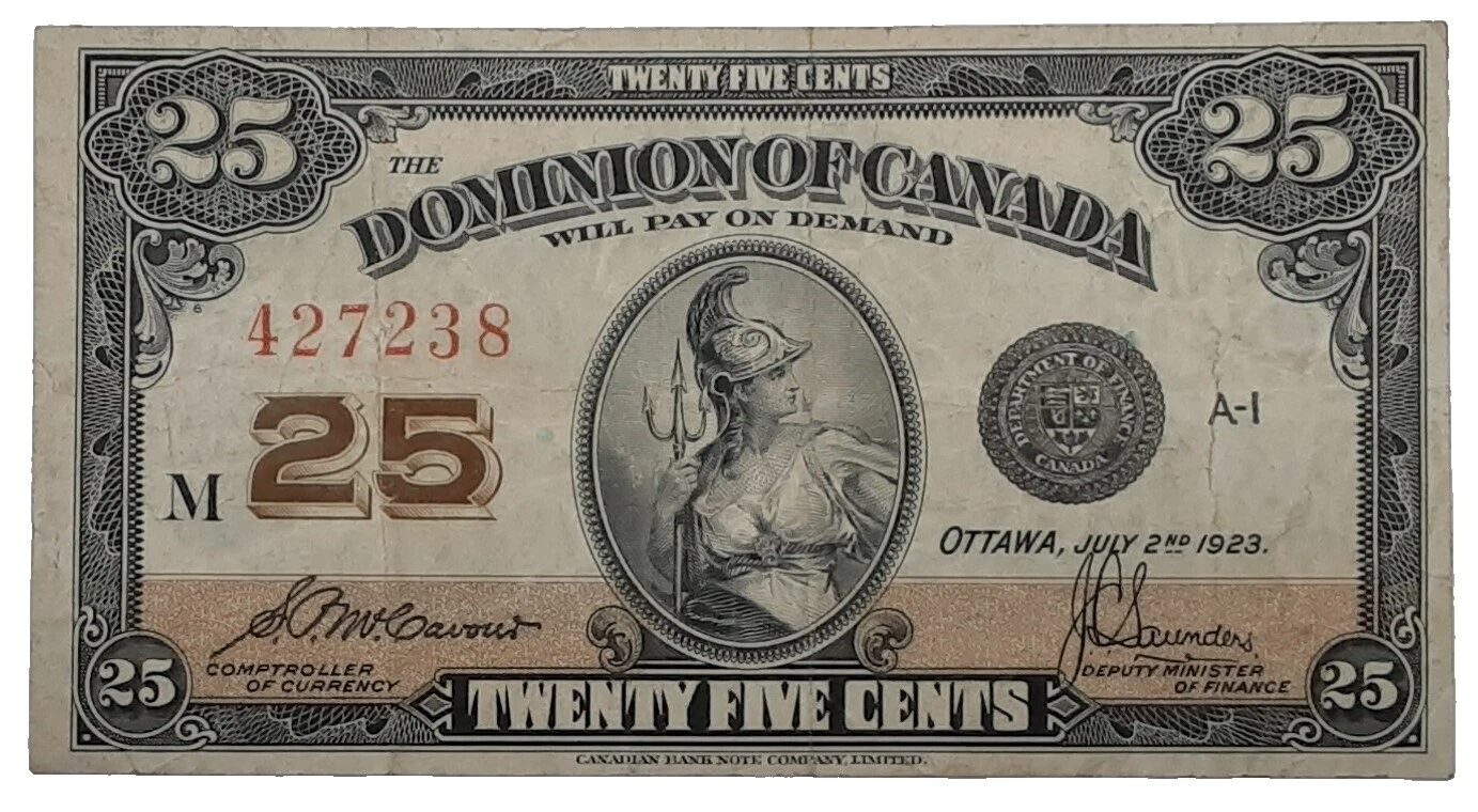 1923 Year North & Central American Paper Money