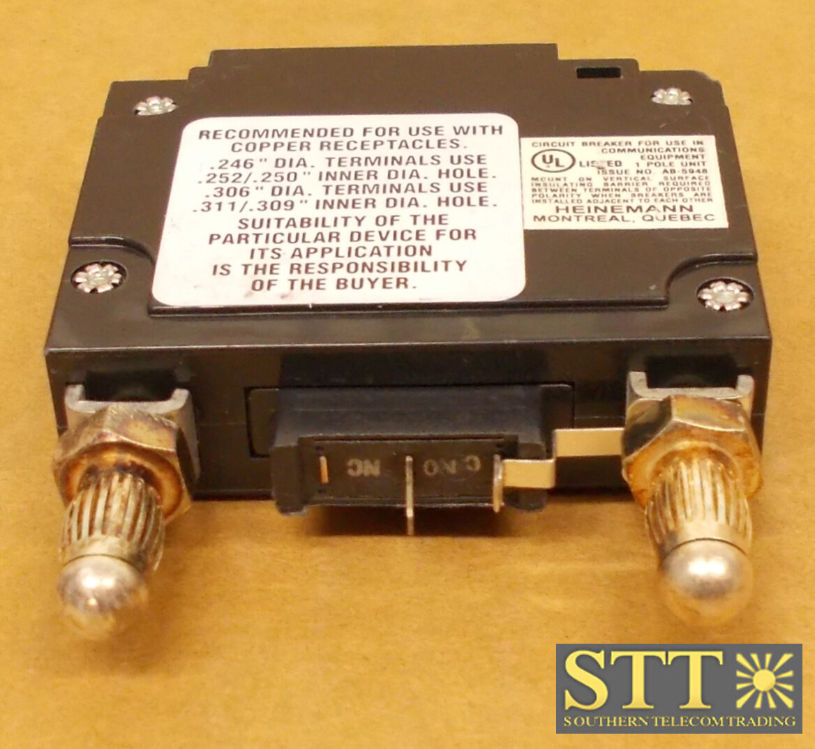 AM1SZ5508W HEINEMANN 30 AMP MID TRIP BULLET CIRCUIT BREAKER 80 VDC eBay