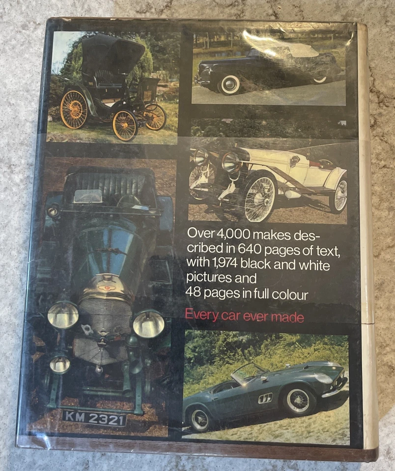 Vintage The Complete Encyclopedia of Motorcars 1885 to 1968 Georgano 1968 Hard - Image 3 of 4