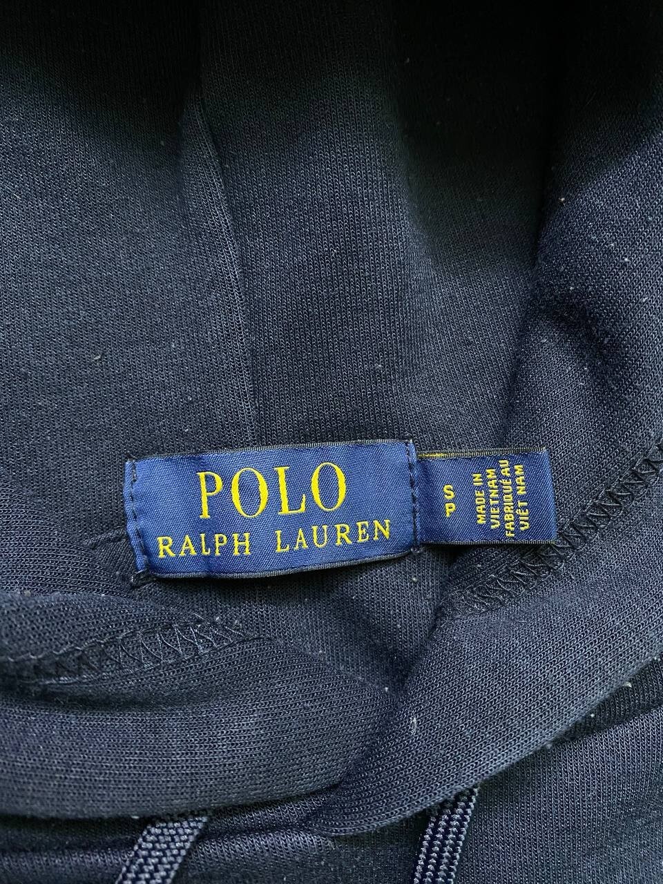 Polo Ralph Lauren Big Pony Logo Felpa con Cappuccio Blu Taglia S