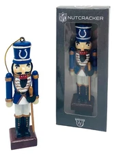 Indianapolis Colts Nutcracker 4” Christmas Ornament by The Memory Company-NIB