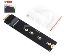 Converter Adapter Card For 2010/11 Macbook Air SSD to SATA 12+6 pins A1369 A1370