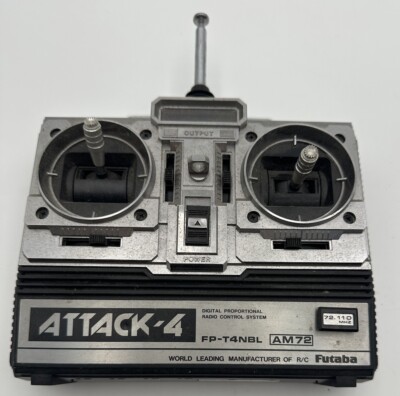 Futaba Attack-4 FP-T4NBL Digital Proportional Radio Control Sold As-is Untested