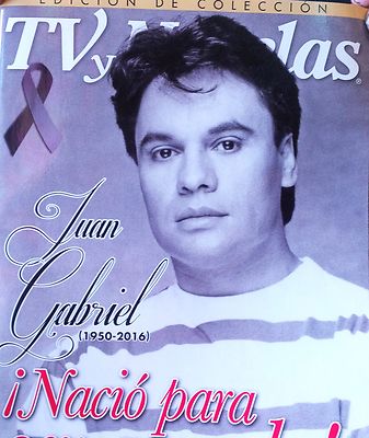 TV Y NOVELAS ESPECIAL DE JUAN GABRIEL SPECIAL ISSUE TRIBUTE TO JUAN GABRIEL 