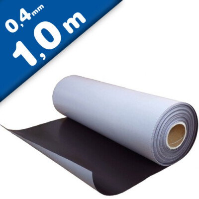 Magnetfolie Selbstklebend – DIN A6 (105x148 Mm), 1,5 Mm Dick, Anisotrop, Zum Zuschneiden