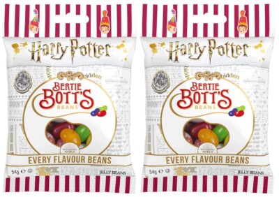 2x Jelly Belly Harry Potter Bertie Botts Saveur Grains 54g Américain Sucreries