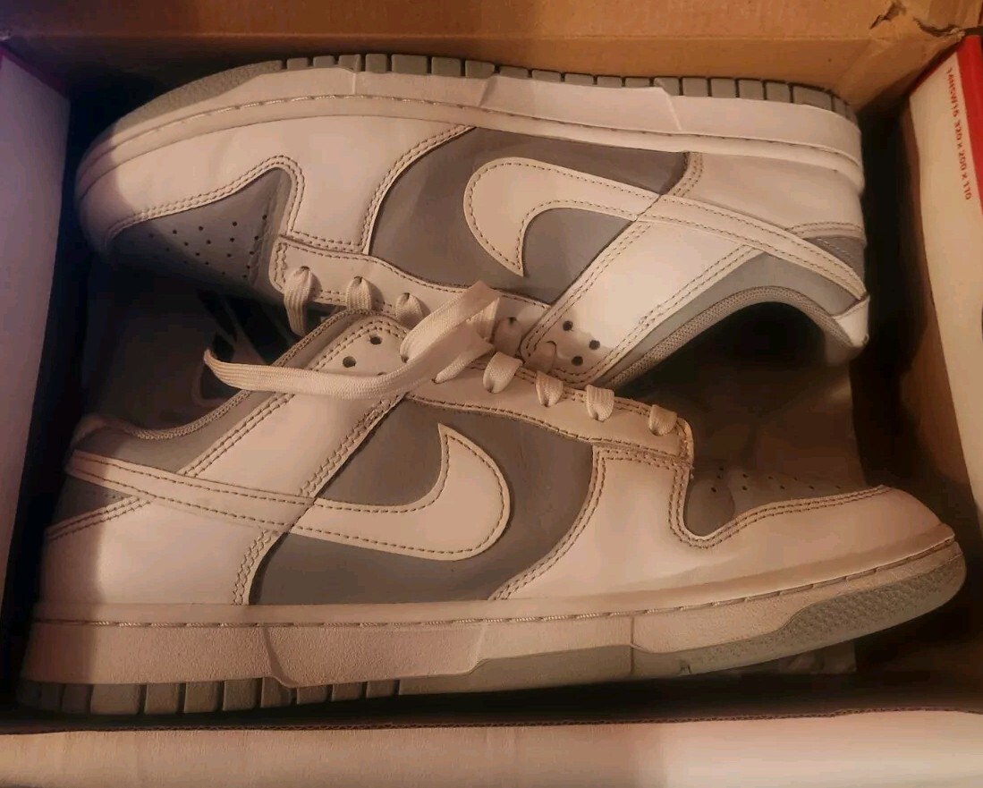 Size 7 - Nike Dunk Low Wolf Grey Pure Platinum | eBay