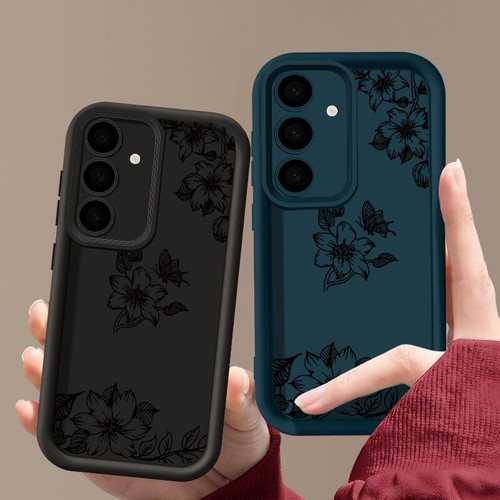 For Samsung S25 Ultra S24 S23 S22 A26 A15 A56 A54 Shockproof Flower Case Cover - Picture 5 of 19