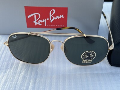 Ray-Ban RB3561 001 GENERAL Sunglasses Arista / G-15 Green Classic