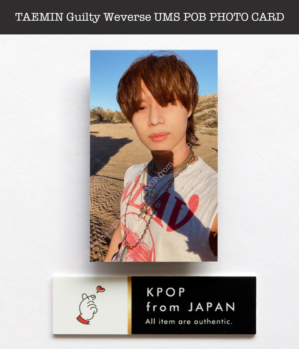 TAEMIN Guilty Weverse / UMS Japan limited Official POB