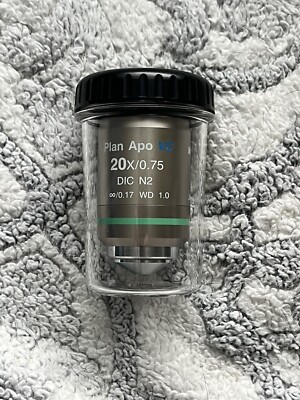 Nikon Plan APO VC 20x /0.75 DIC N2 WD 1.0 ∞/0.17 Microscope Objective ...
