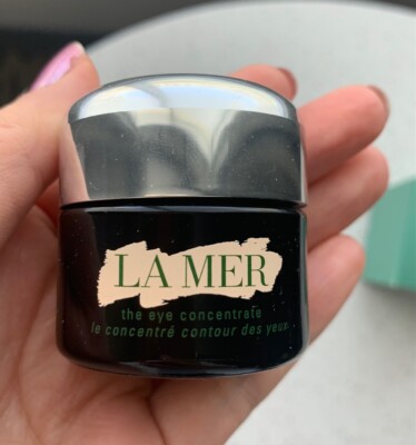 EMPTY JAR LA MER The Eye Concentrate EMPTY 0.5 Oz / 15 ML with Box