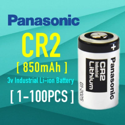 1-100 Panasonic 3V CR2 Lithium Battery CR15H270 CR15270 15270 15266 DLCR2 AU - image 1 of 3