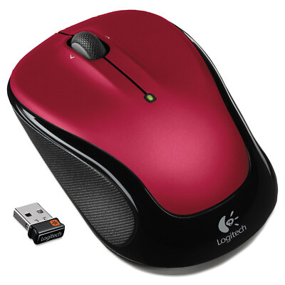 Logitech M325S Wireless Ambidextrous Optical USB Mouse Red (910-006830)