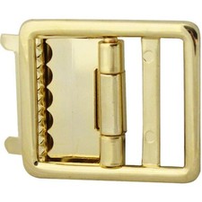 Anodized Vanguard Open Face Buckle: United States Marine Corps 24K Gold Plated
