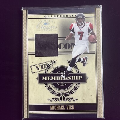 Mike Vick Sticker Michael Vick Jersey Patch Card | eBay