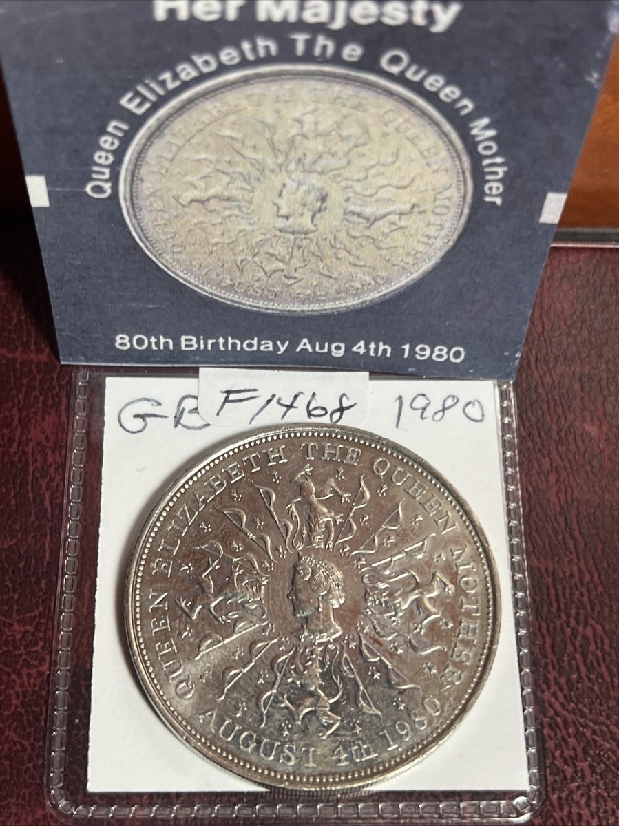 BRITISH COMMEMORATIVE COIN - 80th Birthday of the Queen