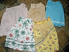 Vintage Handmade Half Apron with Pocket YOU CHOOSE STYLE