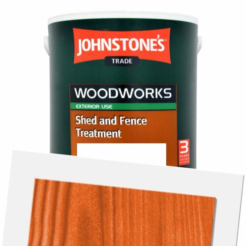 Cobertizo y cerca para carpintería Johnstones Trade pintura exterior bellota oro 5Lt - Imagen 2 de 4