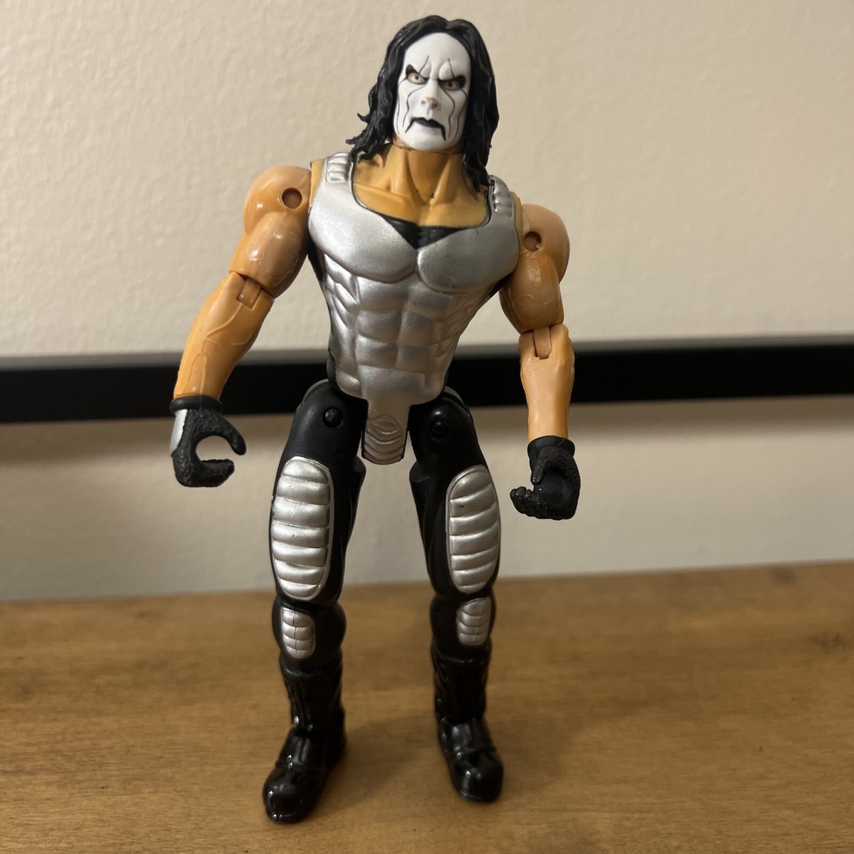 Sting WCW Crow Makeup 1999 Marvel Ent Wrestling Action