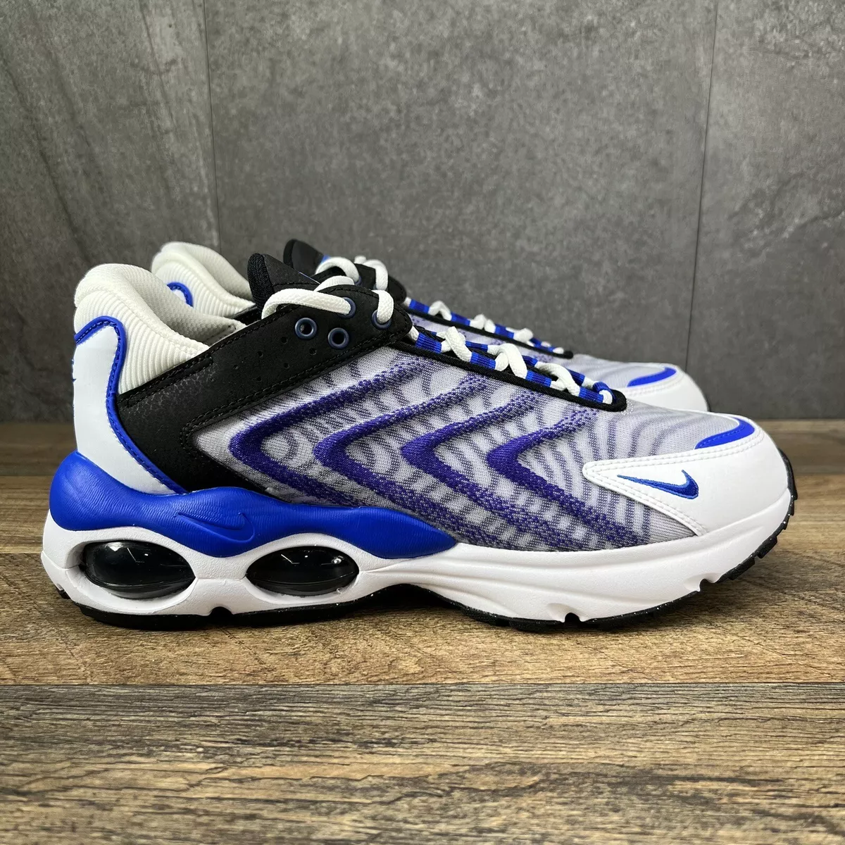 Nike air max 9 mens blue and best sale white
