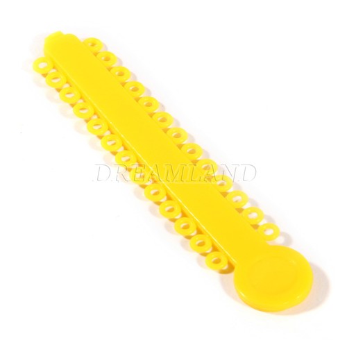 1040 Stck. Ligaturkrawatte Zahnkieferorthopädie Ring Elastisch Latexbänder 45 Farben - Bild 161 von 496