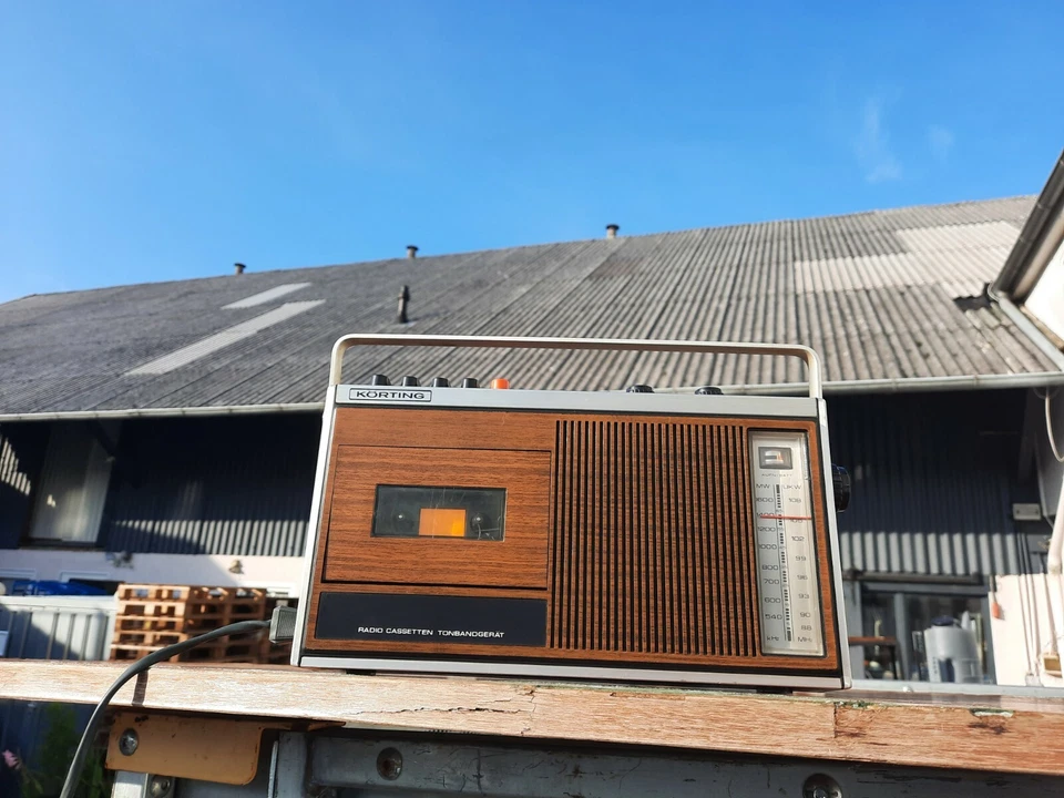 RARITÄT Körting RADIO CASSET, TONBANDGERÄTTransistorradio, N RECORDER,6W, DEFEKT - Bild 4 von 4