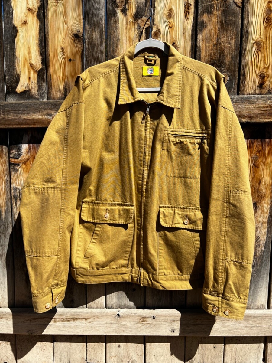 Vintage Duck Head Lightweight Cruiser Jacket Mustard Beige Khaki
