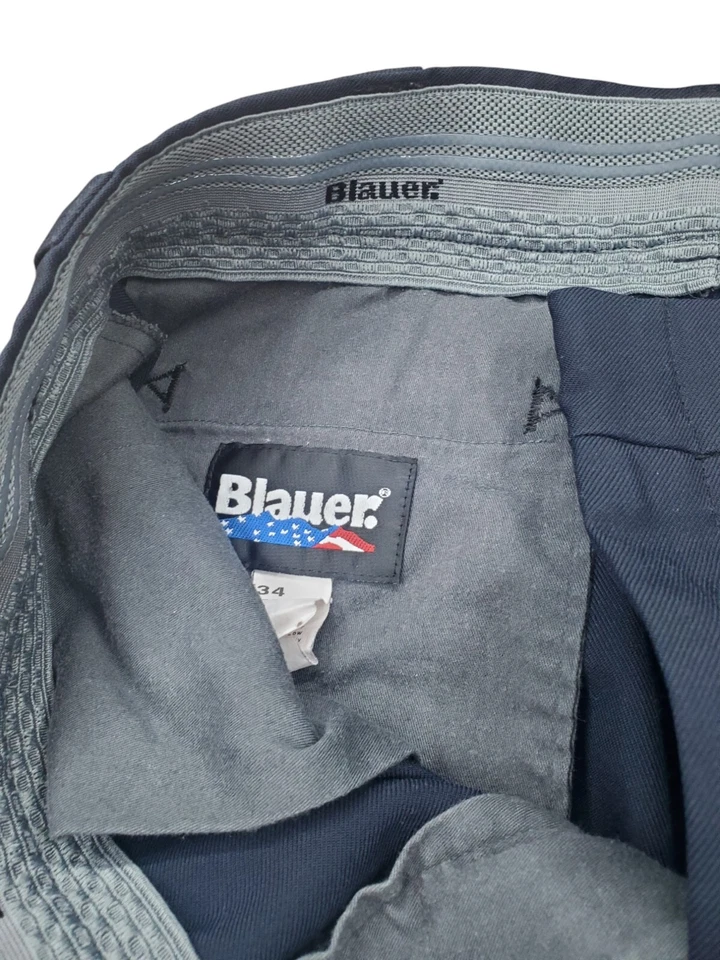 "Pantalones de trabajo elásticos azules azul marino oscuro - 8565 (carga) - 34""" Foto 3 de 3